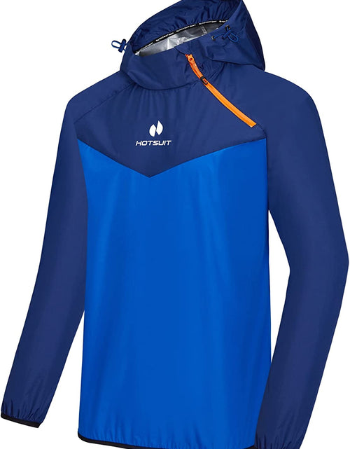 Load image into Gallery viewer, Sauna Suit for Men Sweat Sauna Jacket Pant Gym Workout Sweat Suits

