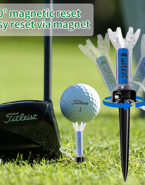 Load image into Gallery viewer, 5PCS Magnetic Plastic Golf Tee Set, 360° Bounce, 3 Sizes – Premium Golf Accessories to Improve Accuracy and Performance
