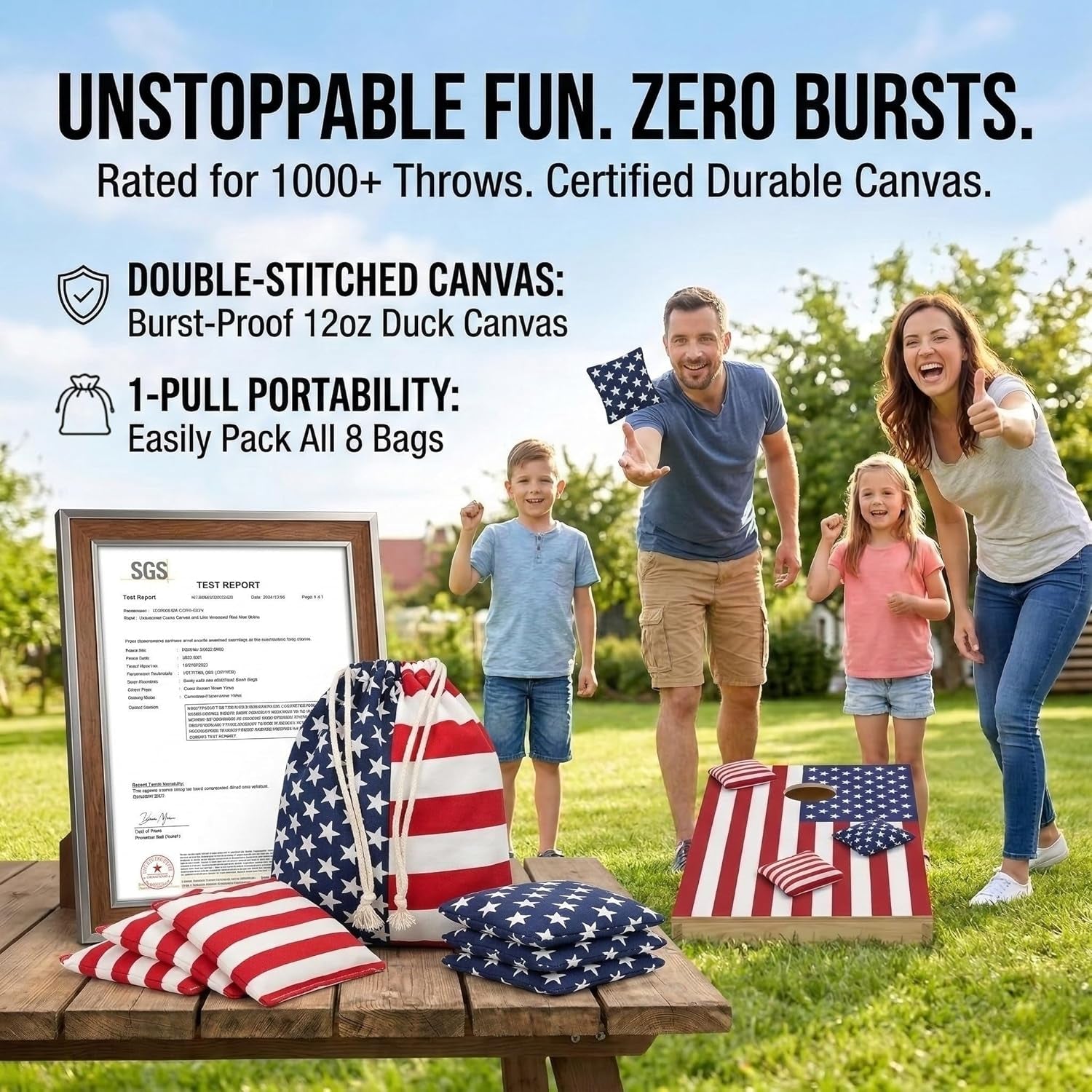 Cornhole Bags All Weather Proof Plastic Pellet Filled Corn Hole Bean Bags Pro Corn Hole Bags Set of 8 Regulation Waterproof Cornhole Bean Bags Canvas Corn Holes Bean Bags