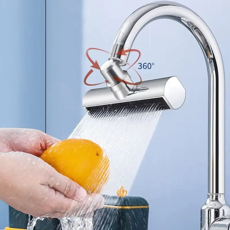Waterfall Swivel Faucet Nozzle – 3 Modes of Pure Convenience