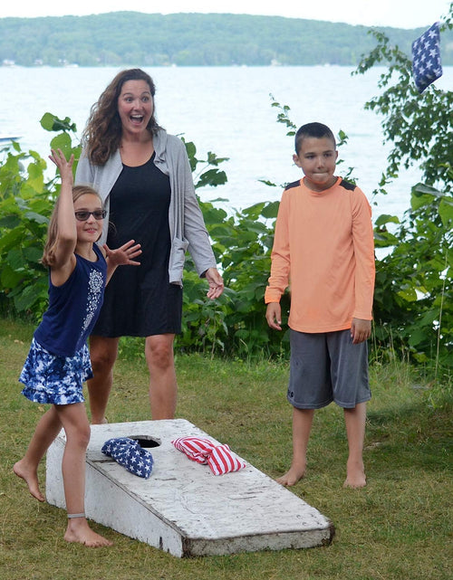 Load image into Gallery viewer, Cornhole Bags All Weather Proof Plastic Pellet Filled Corn Hole Bean Bags Pro Corn Hole Bags Set of 8 Regulation Waterproof Cornhole Bean Bags Canvas Corn Holes Bean Bags
