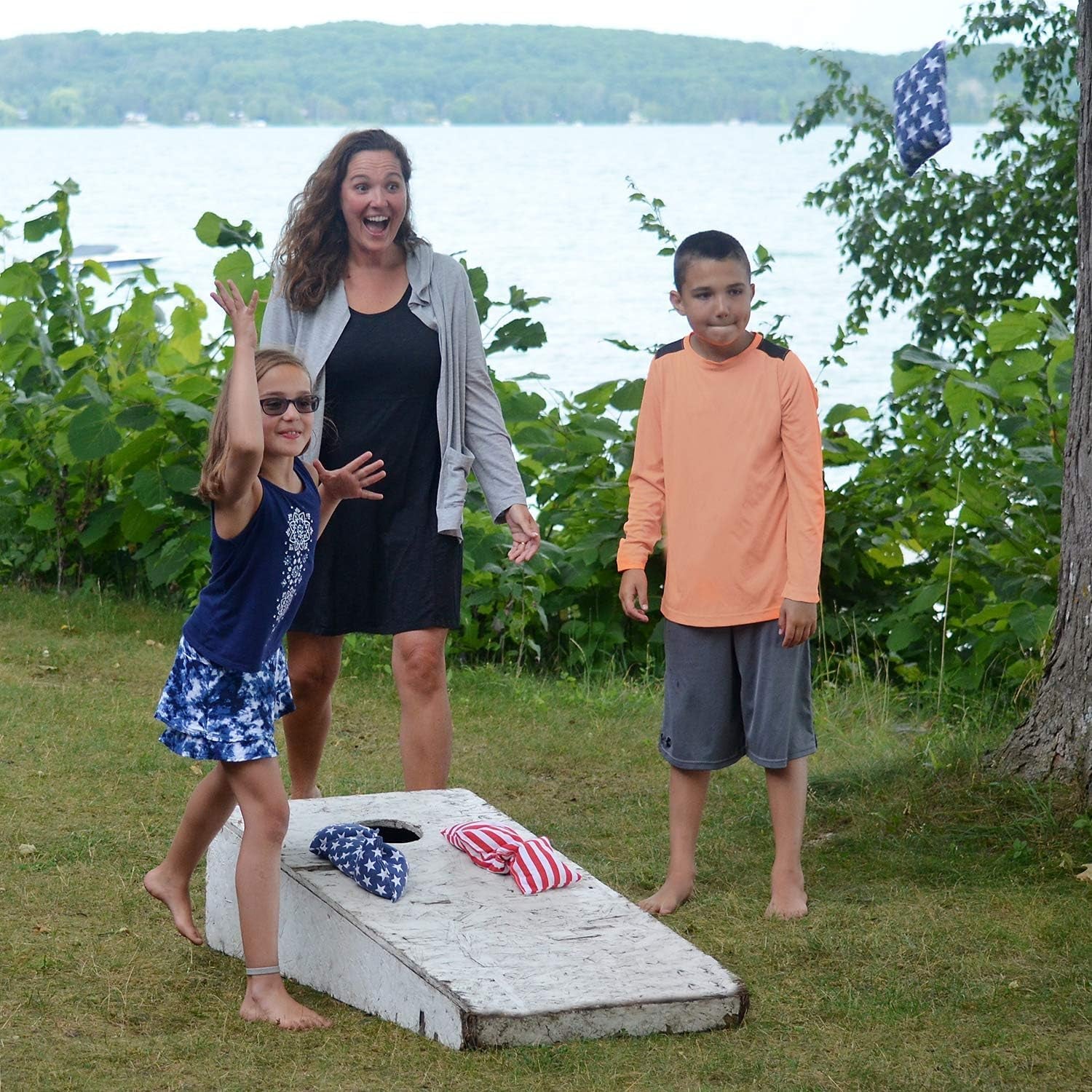 Cornhole Bags All Weather Proof Plastic Pellet Filled Corn Hole Bean Bags Pro Corn Hole Bags Set of 8 Regulation Waterproof Cornhole Bean Bags Canvas Corn Holes Bean Bags