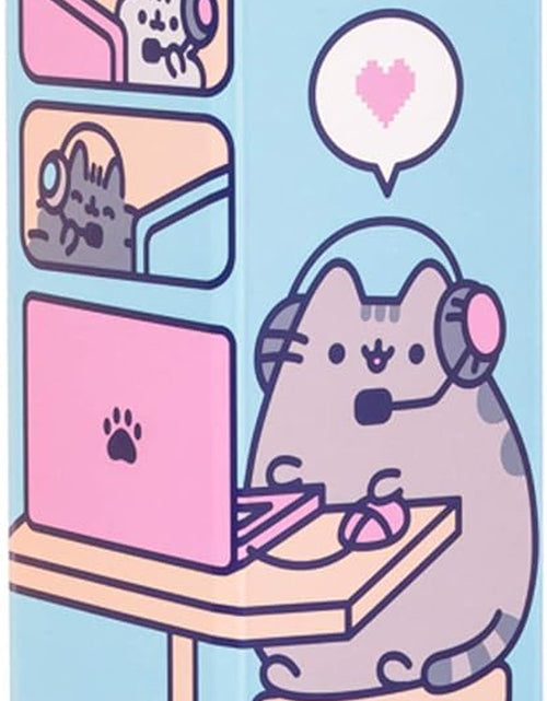 Load image into Gallery viewer, Official Pusheen Rose Collection XXL Mouse Mat - Desk Pad - 31.5" X 13.78" Non-Slip Rubber Base Mouse Pad, Gaming Mouse Pad, Keyboard Mouse Mat, Waterproof Mouse Mat
