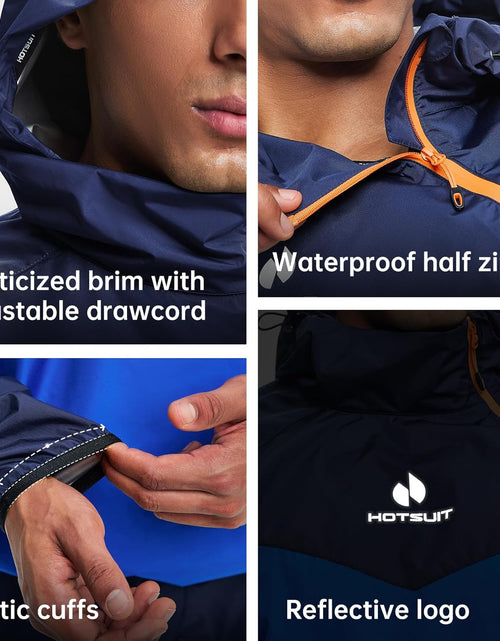 Load image into Gallery viewer, Sauna Suit for Men Sweat Sauna Jacket Pant Gym Workout Sweat Suits

