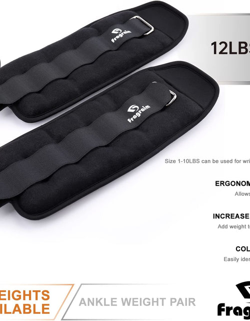 Load image into Gallery viewer, Ankle Weights for Women, Men and Kids - Strength Training Wrist/Leg/Arm Weight Set with Adjustable Strap for Jogging, Gymnastics, Aerobics, Physical Therapy
