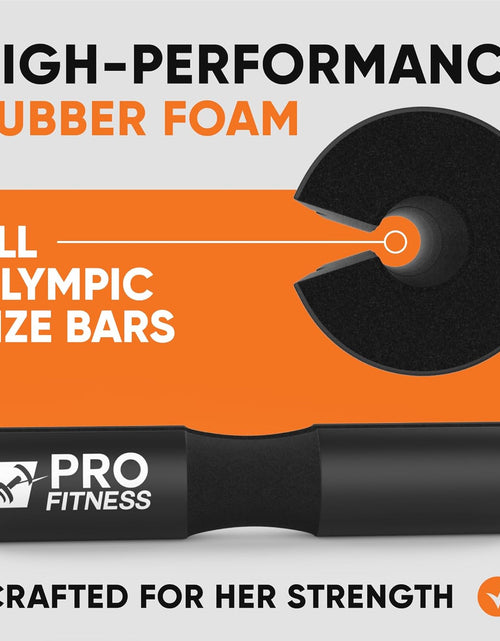 Load image into Gallery viewer, Barbell Pad Squat Pad- Shoulder Support for Squats, Lunges &amp; Hip Thrusts - for Olympic or Standard Bars
